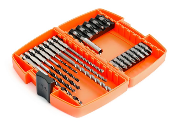 Kleiner Bits- und Bohrersatz