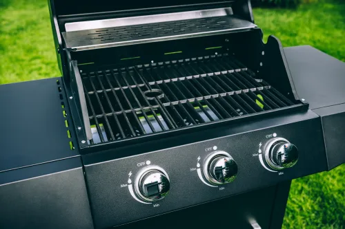 Grillrost eines Gasgrillwagens