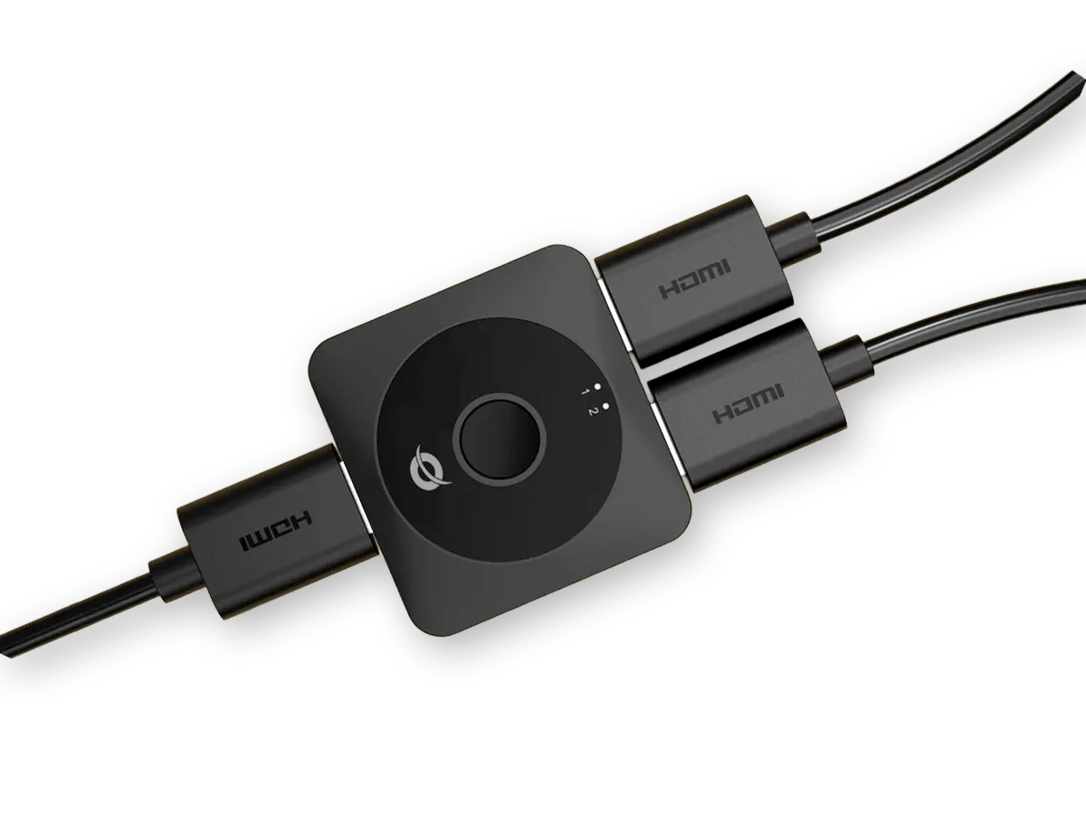 Conceptronic SELENE01B – bidirektionaler HDMI 2.0 Umschalter mit 2 Anschlüssen