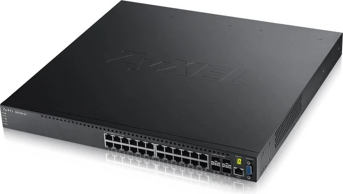 Zyxel GS3700 Rackmount Gigabit Managed Switch, 24x RJ-45, 4x SFP