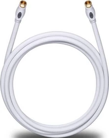 Oehlbach Transmission Plus S 510 F-Plug Antennenkabel weiß 5.1m
