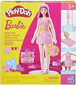 Hasbro Play-Doh Barbie Herzen und Haare Set