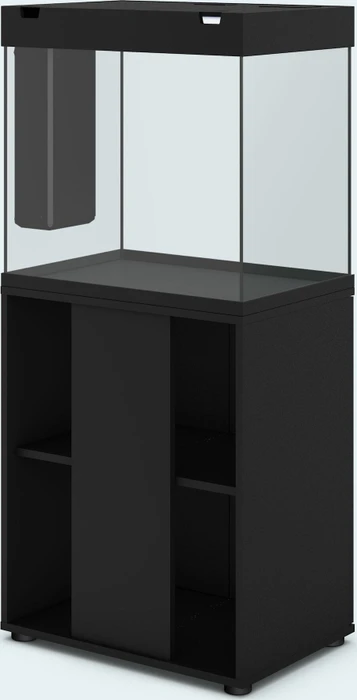 Juwel Lido 120 LED Aquarium-Set mit Unterschrank, schwarz/schwarz, 120l