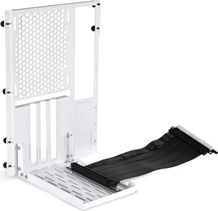 Lian Li Riser Card, inkl. PCI-Slot Blende für PC-O11 Dynamic Mini, gewinkelt, PCIe 4.0, 200mm, weiß
