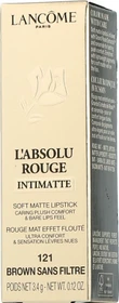 Lancôme L'Absolu Rouge Intimatte Lippenstift 121 brown sans filtre, 3.4g
