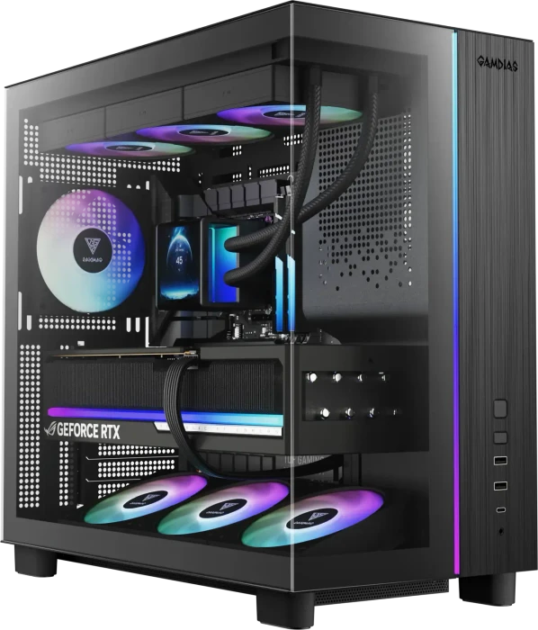 Gamdias Atlas M4, Glasfenster