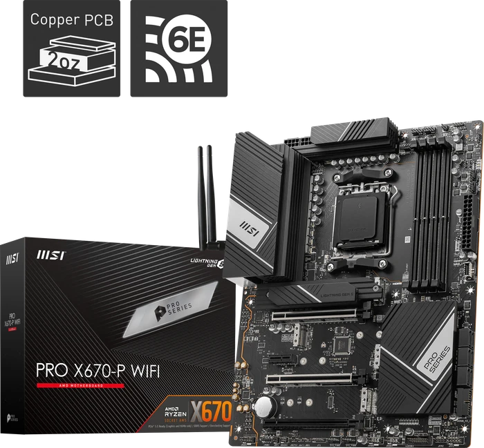 MSI PRO X670-P WIFI (AMD AM5)