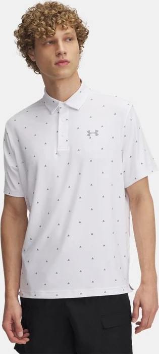 Under Armour Playoff 3.0 Poloshirt kurzarm white/steel (Herren)
