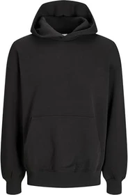 Jack & Jones Einfarbig Hoodie schwarz (Herren)