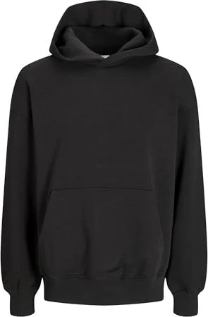 Jack & Jones Einfarbig Hoodie schwarz (Herren)