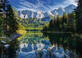 Ravensburger Puzzle Eibsee mit Wettersteingebirge und Zugspitze