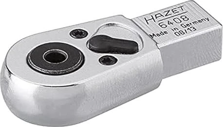 Hazet 6408 Einsteck-Ratsche Steckschlüssel-Adapter 9x12mm, 1/4"