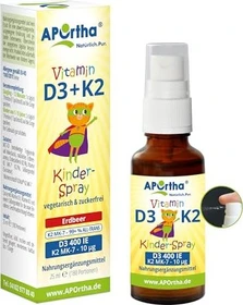 APOrtha Kinder-Spray Vitamin D3 400 IE + Vitamin K2, 25ml