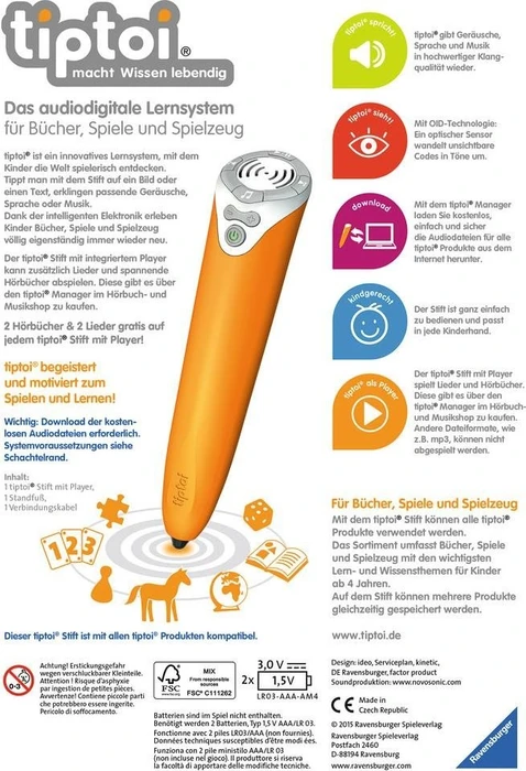 Ravensburger tiptoi Der Stift mit Player, 2. Generation