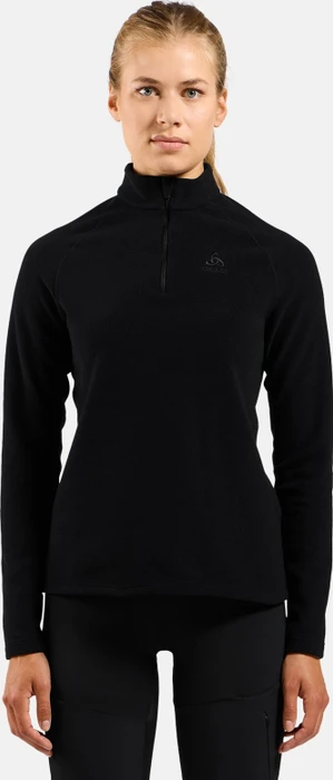Odlo Rigi Mid Layer Half Zip Laufshirt langarm schwarz (Damen)