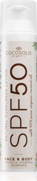Cocosolis Natural Sunscreen Lotion LSF50, 100ml