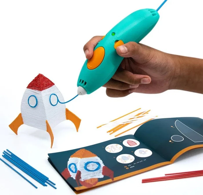 3Doodler Start+, orange/türkis, Bundle