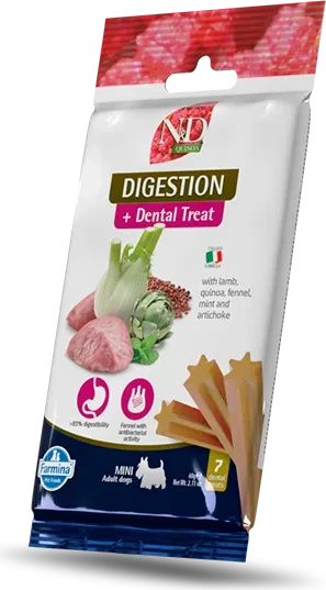 Farmina N&D Quinoa, Dental Treat Digestion Mini, 60g