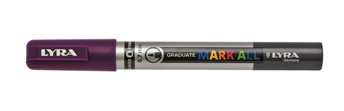 Lyra Graduate Mark All Permanentmarker 0.7mm violett