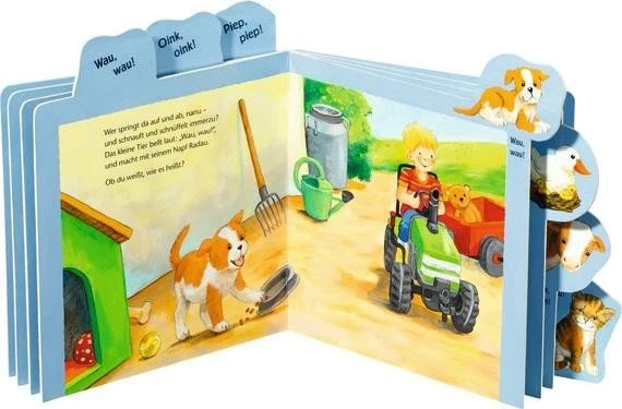 Ravensburger ministeps Wer macht miau? Wer bellt Wau-wau?