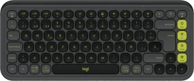 Logitech POP Icon Keys, Graphite & Green, Logi Bolt, USB/Bluetooth, ES (920-013068)