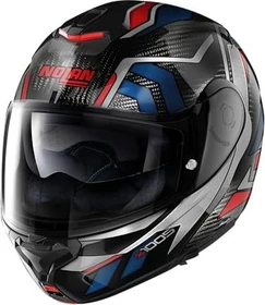 Nolan X-1005 Ultra Carbon Sandglas schwarz/rot/blau/grau