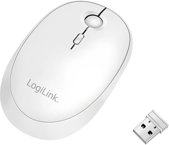 LogiLink Wireless & Bluetooth Dual Mouse schwarz, USB/Bluetooth