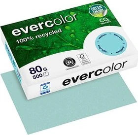 Clairefontaine evercolor Universalpapier matt hellblau, A4, 80g/m², 500 Blatt