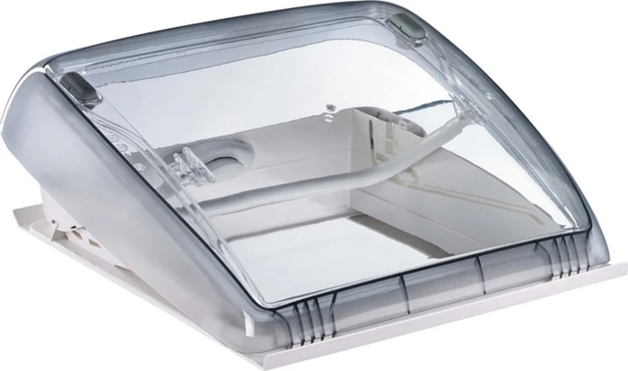Dometic Mini Heki Style mit Zwangsbelüftung 400x400mm 25-42mm Dachfenster