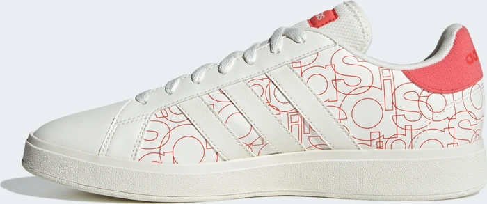 adidas Grand Court Base 2.0 off white/preloved scarlet (Herren)
