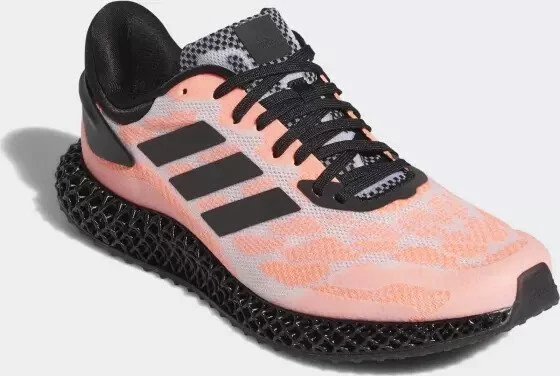 adidas 4D Run 1.0 signal coral/core black/cloud white