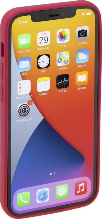Hama Cover Finest Feel für Apple iPhone 12 Mini rot