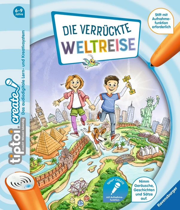 Ravensburger tiptoi Buch: Create: Die verrückte Weltreise