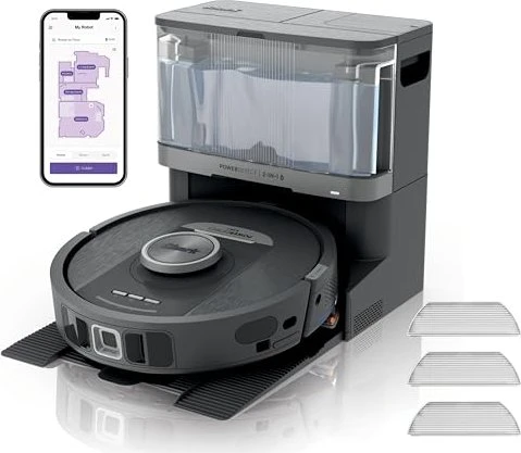 Shark RV2800YEEU PowerDetect NeverTouch 2in1 Saug-/Wischroboter schwarz inkl. Absaug-/Reinigungsstation