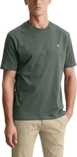 Marc O'Polo Regular Bio-Baumwolle T-Shirt kurzarm mangrove (Herren)