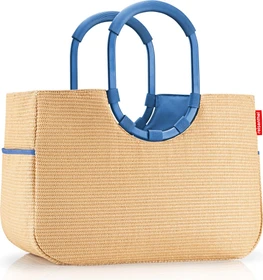 Reisenthel Loopshopper L raffia blue