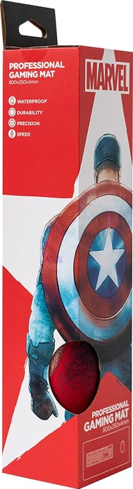Grupo Erik Editores Captain America Schild XL, 800x350mm, Motiv rot/blau/weiß