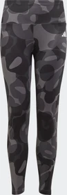 adidas Essentials Aeroready Seasonal Print High-Waist Hose 7/8 black/grey five (Junior)