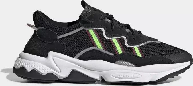 adidas Ozweego core black/solar green/onix (Herren)