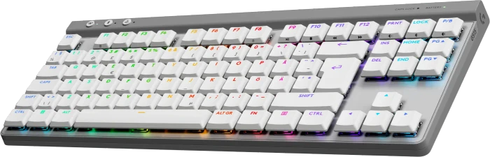 Logitech G515 Lightspeed TKL, weiß, GL TACTILE, USB/Bluetooth, ND