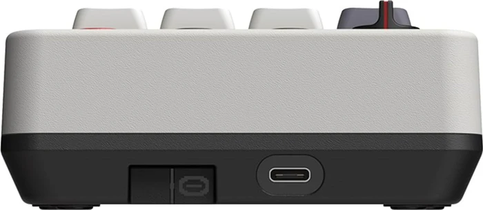 8BitDo Retro 18 Mechanical Numpad N Edition, schwarz/mehrfarbig/grau/weiß, Kailh Box V2 WHITE, hot-swap, USB-C/Bluetooth