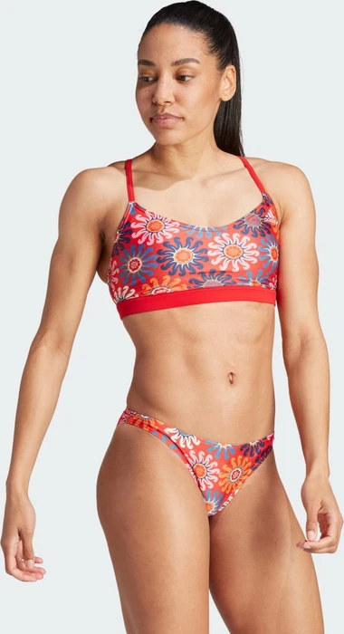adidas x FARM Rio Bikini-Set vivid red/bliss pink (Damen)