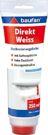 Baufan Direkt-Weiss Ausbesserungsfarbe weiß, 250g