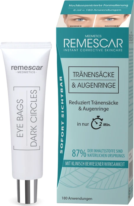 remescar Tränensäcke & Augenringe - Sofort-Effekt-Creme, 8ml