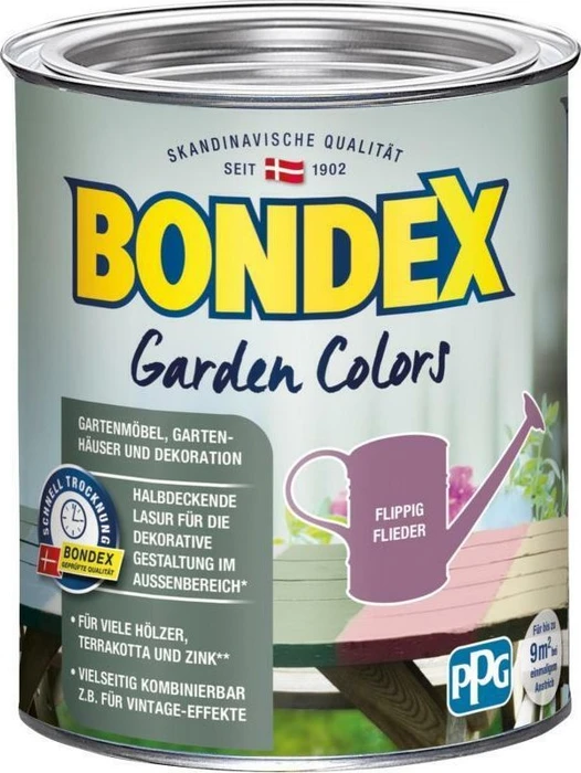 Bondex Garden Colors Lasur außen flippig flieder, 750ml