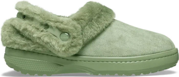 Crocs Classic Unfurgettable Vegan Suede Clog cargo
