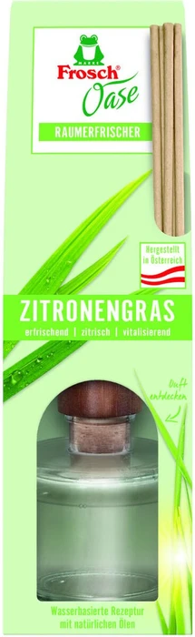 Frosch Oase Raumerfrischer Zitronengras Duftstäbchen, 90ml