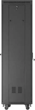 Lanberg 19" Rackschrank 42HE, LCD, freistehend, Flat Pack, V2, Gitternetztür, IP20, RAL 9004, 600mm tief