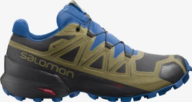 Salomon Speedcross 5 GTX black/green moss/skydiver (Herren)