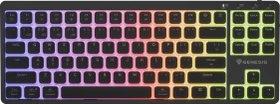 Genesis Thor 430 TKL Wireless, schwarz, LEDs RGB, hot-swap, Silent Low-Profile Linear, USB/Bluetooth, US (NKG-2346)